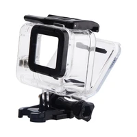 fotofly waterproof housing case for gopro hero 5 6 7 action camera underwater protective box for go pro 5 6 7 black accessories
