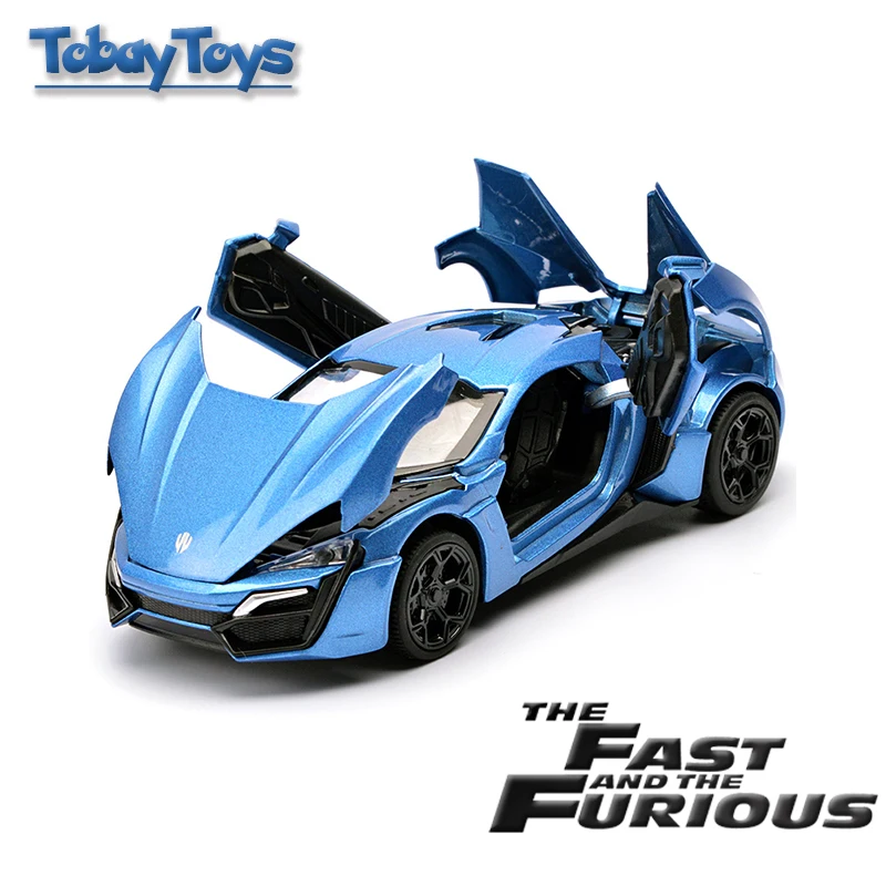 1:32 модель машины форсаж Lykan Hypersport детские игрушки игрушечный автомобиль Lycan