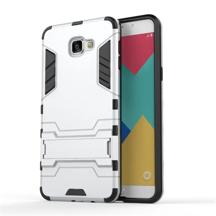 Hybrid Armor Rugged Rubber Kickstand Case Cover for Samsung Galaxy A9 / Pro |