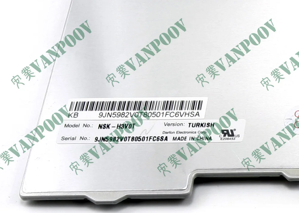 Фото НОВАЯ клавиатура для ноутбуков Acer Aspire 4520 4530 4710 4720 4920 5220 5520 5710 5720 5920 5930 6920, белая, турецкая раскладка №5