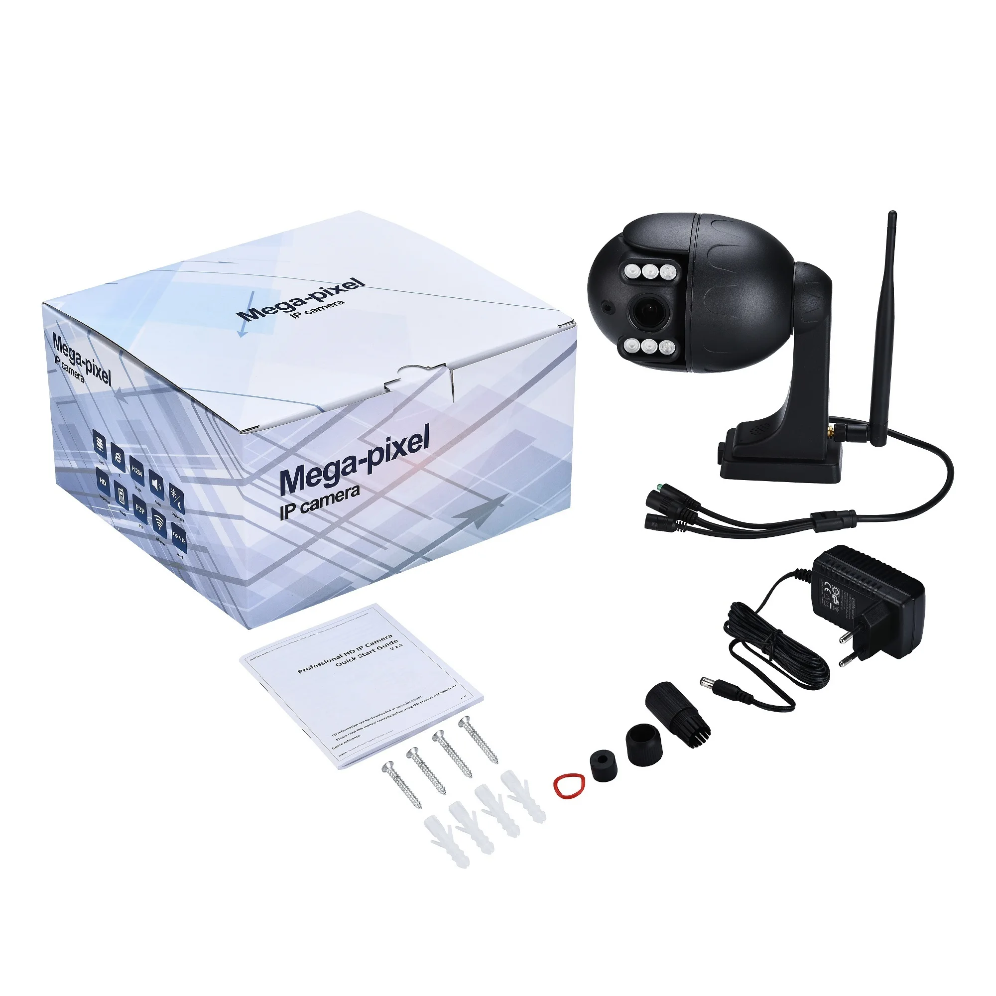 Человеческое распознавание 5MP 4g IP камера IR Vision наружная 3g Sim карта купольная s wifi PTZ