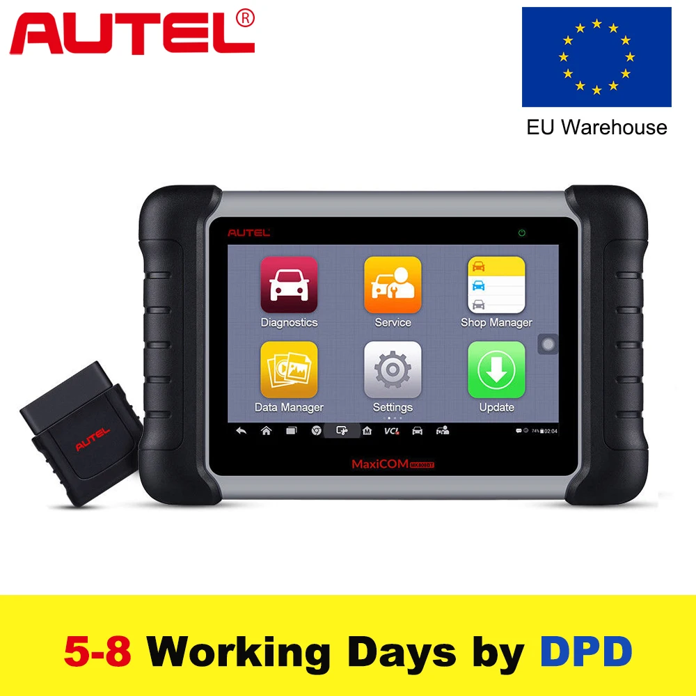 Autel MaxiCOM MK808BT OBD2 сканер Автомобильный сканер диагностический инструмент считыватель кодов Автомобильная диагностика функции EPB IMMO DPF SAS TMPS
