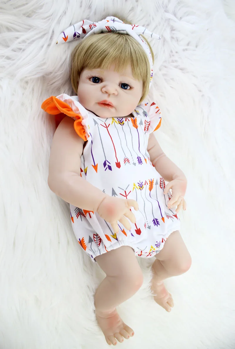 BZDOLL 22 дюйма разрешение Full силиконовые куклы-Новорожденные реалистичные детские