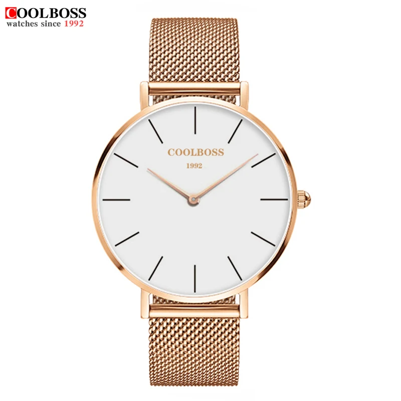 

New Top Luxury Watch Men Brand Men's Watches Ultra Thin Stainless Steel Mesh Band Quartz Wristwatch Fashion casual watches