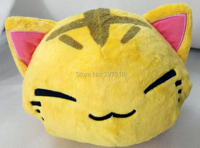 28 см мультяшная фигурка Nemuneko в полоску спящий Кот Мягкие плюшевые куклы игрушки
