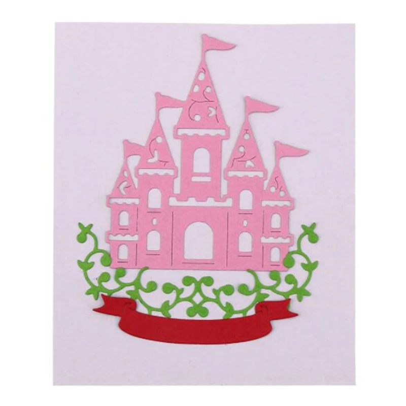 

SCD627 Flower Castle Metal Cutting Dies For Scrapbooking Stencils DIY Album Cards Decoration Embossing Folder Die Cuts Tool New