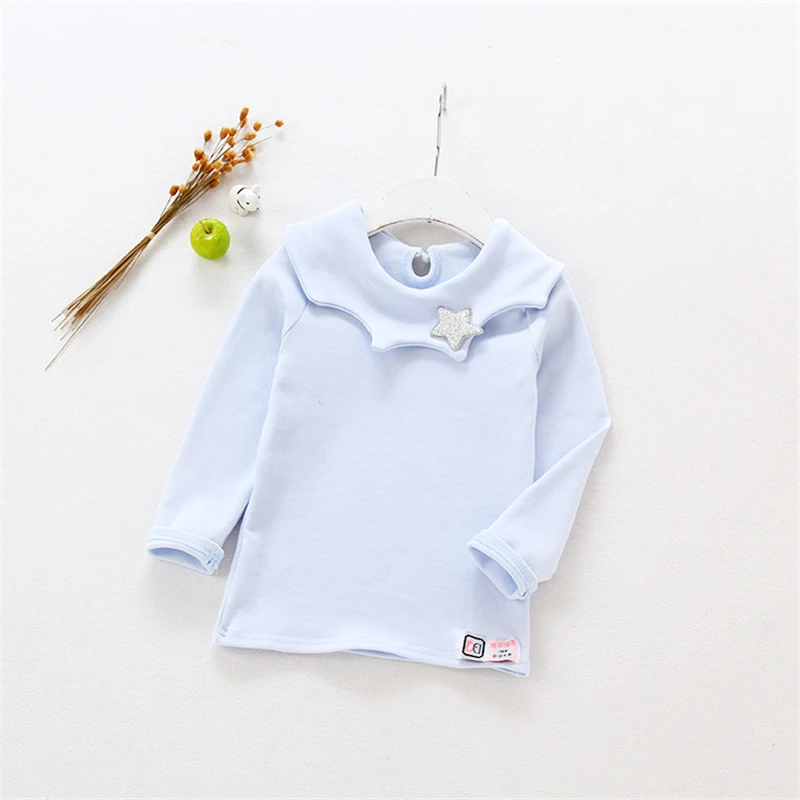 Весенне-Осенняя детская толстовка для девочек футболка с длинным рукавом одежда