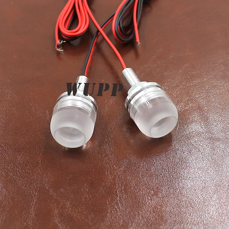 WUPP мотоцикл декоративный светильник 2 шт./компл. 12 В Ice Blue Led номерных знаков винт