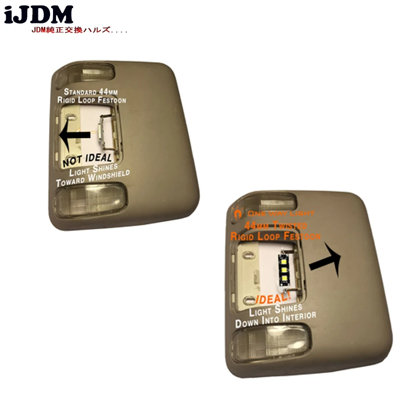 IJDM (4) Стайлинг автомобиля 43 мм светодисветодиодный 9SMD 211-2 212-2 561 жесткая витая