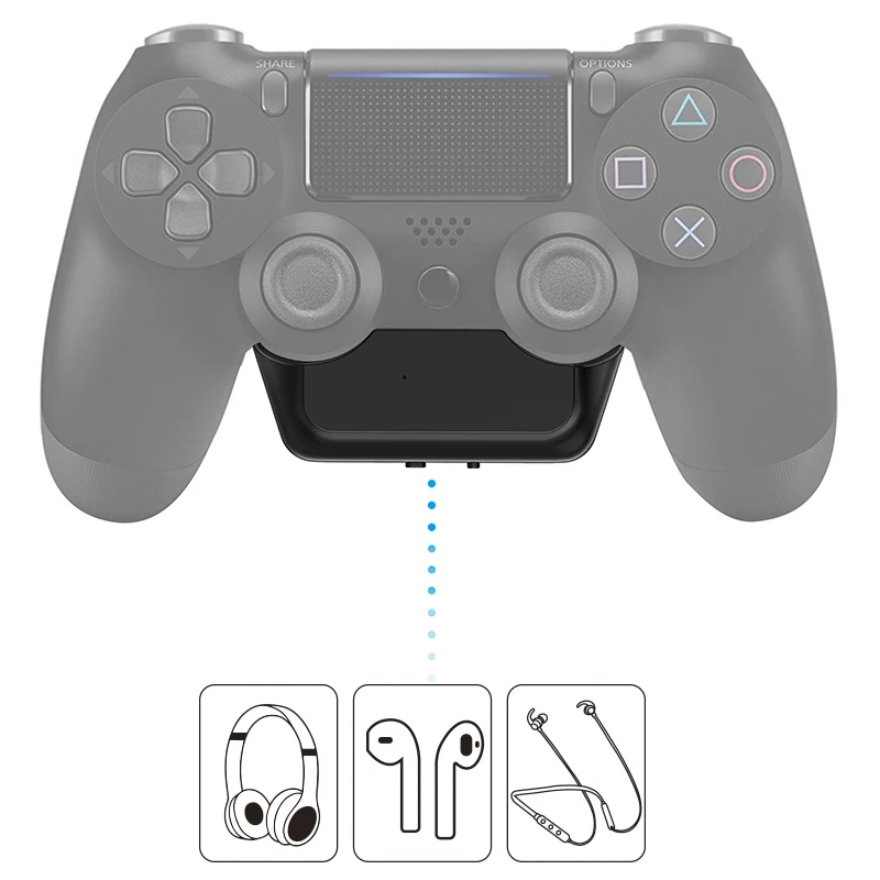Аудио адаптер Powstro 3 5 Jack Bluetooth для PS4 игровой конвертер с ручкой беспроводной аудио