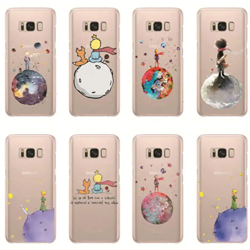 Чехол Kuliai Little Prince The earth space для Samsung Galaxy S6 S9 S9Plus S7 Edge S8 Plus Grand Prime Note 8