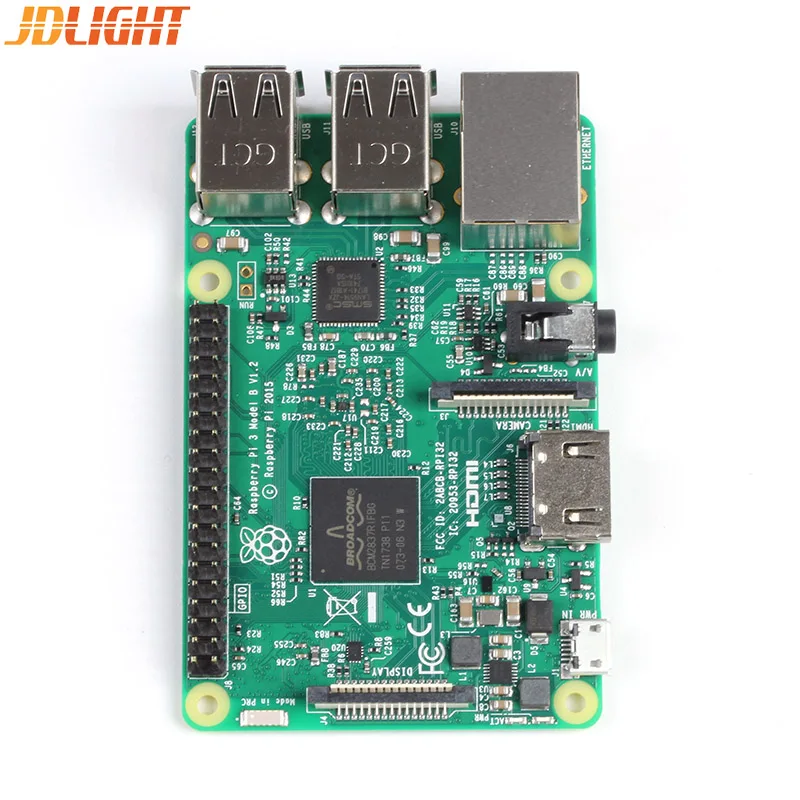 Новый оригинальный Raspberry Pi 3 Model B доска Pi3 1 ГБ Оперативная память LPDDR2 Quad Core Wi Fi Bluetooth