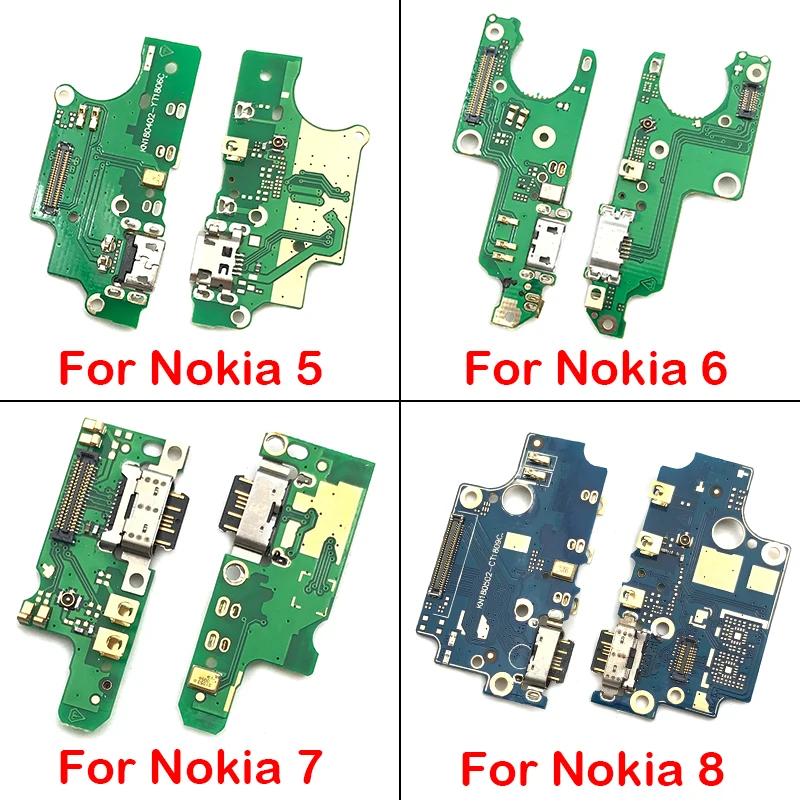 Док разъем для Nokia 1 2 3 5 6 7 8 X5 X6 X7 USB зарядки док станция гибкий кабель плата