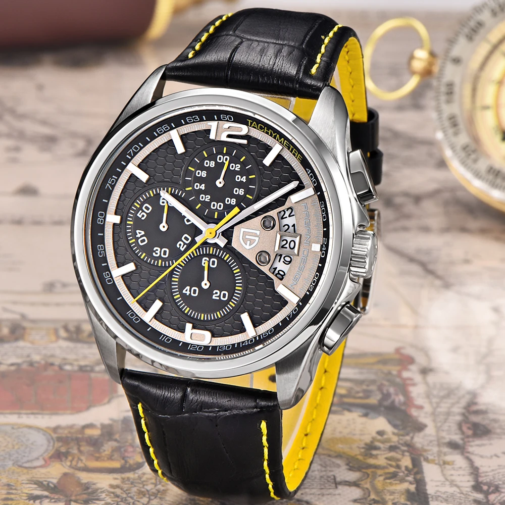 Мужские часы PAGANI Relogio Masculino Роскошные Известный Топ бренд мужские Модные
