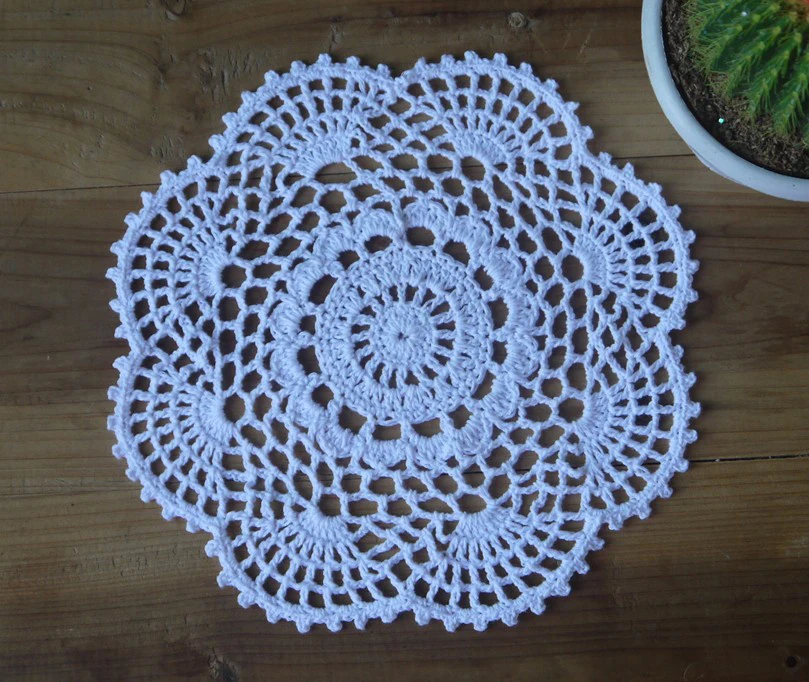 Ручной вязания крючком салфетки столовых 20x20 см на заказ|placemat pattern|doily placematcrochet
