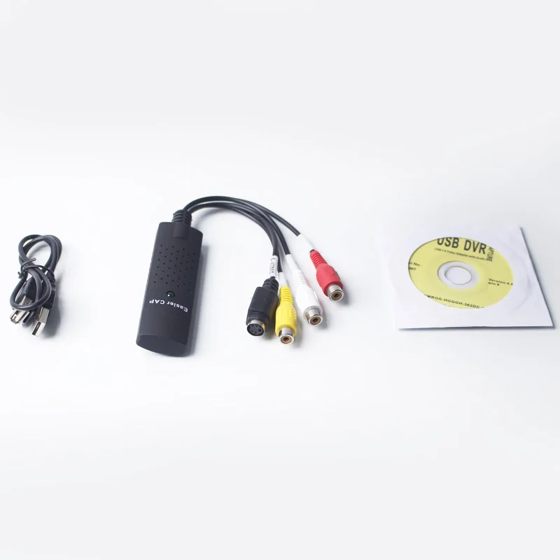 Адаптер видеозахвата ult best Easycap USB2.0 для ПК ноутбука USB 2 0 Карта ТВ тюнер VCR DVD AV RCA