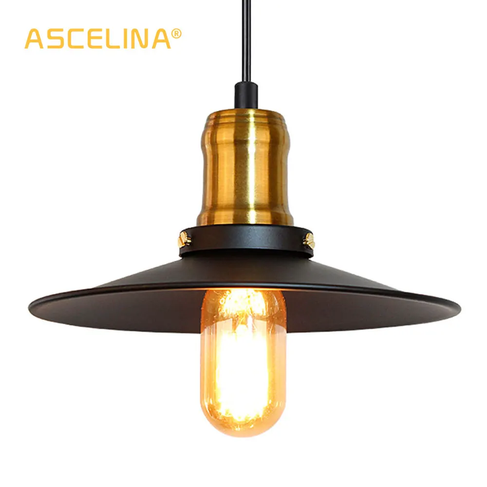 

ASCELINA led pendant lights loft retro Pendant Lamp Christmas decorations for home black light fixtures industrial lighting E27