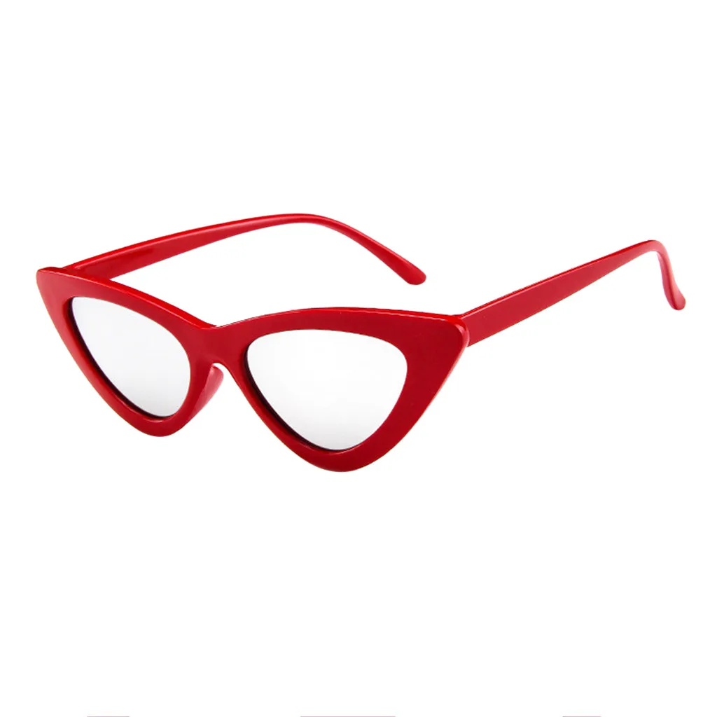 C Sunglassese женские винтажные Ретро треугольные cateye очки feminino Солнцезащитные очки женские очки солнцезащитные очки для женщин - Цвет оправы: C