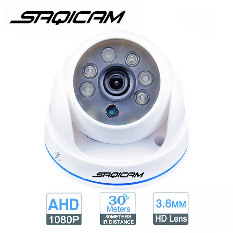 Saqicam Высокое качество 1080P аналоговая купольная камера высокого разрешения для