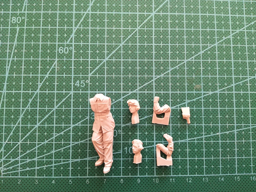 Сборочные неокрашенные весы 1/35 британский стенд человек танкер фигура история