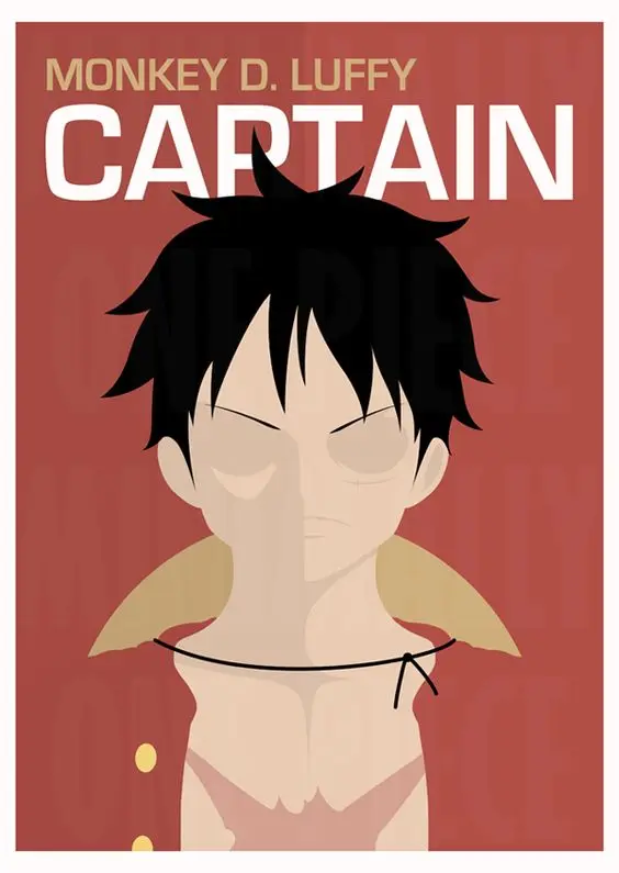 Anime One Piece Crocodile Wanted Propaganda Retro Vintage Kraft Poster Decorative DIY Wall Sticker Home Bar Posters Decoration |