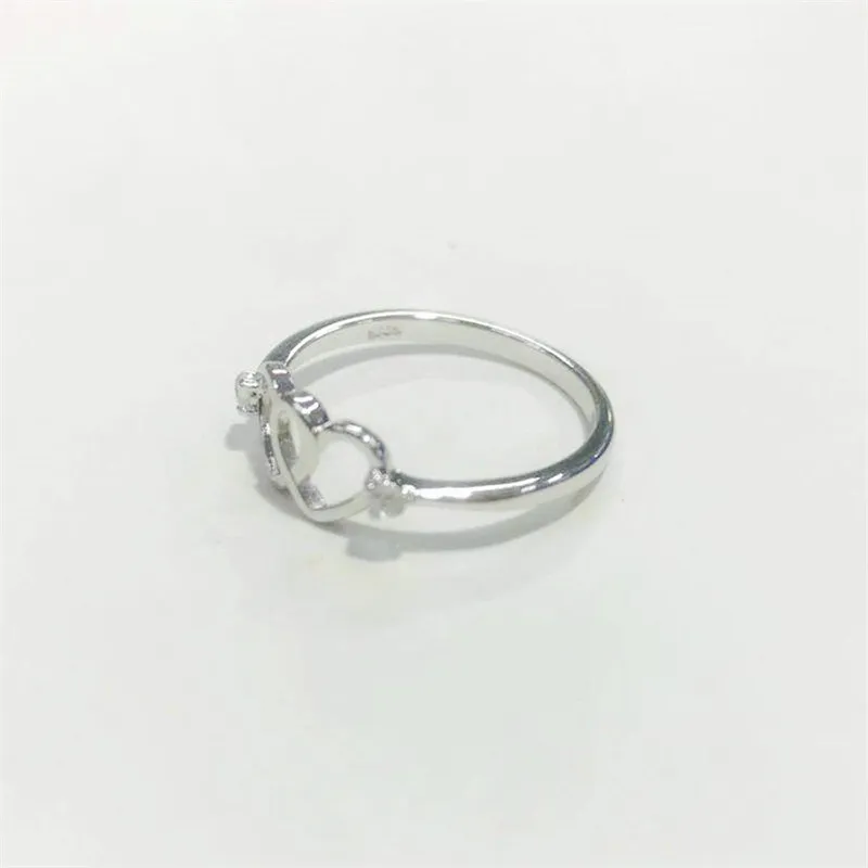 Tibetan sliver Hollow Heart Love finger Ring women engagement wedding band rings female lady luxury Fashion Jewelry | Украшения и