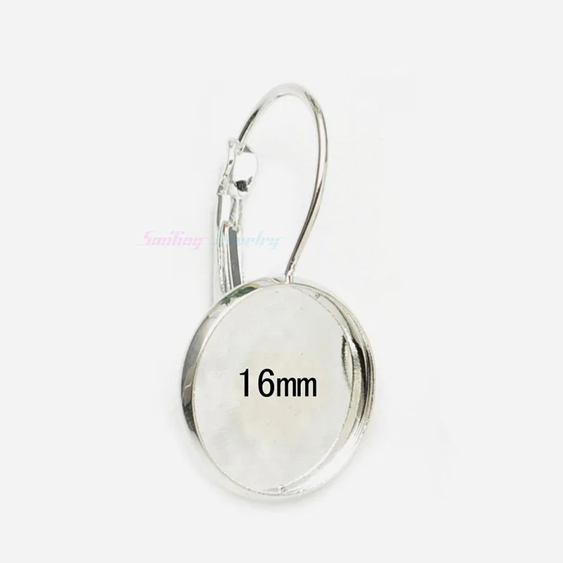 Стеклянные кабошоны 16 мм пустая основа из античной бронзы и меди для французских