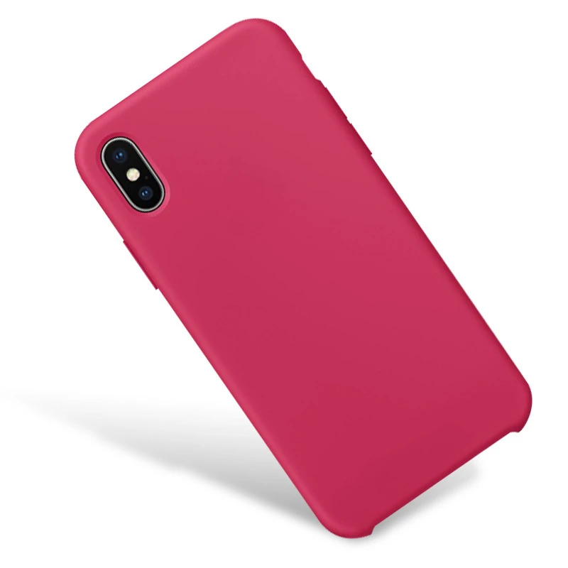Оригинальный чехол из жидкого силикона для iPhone 12 mini Pro Max 11 XS XR X противоударный 8 7