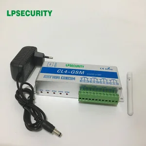 LPSECURITY GSM SMS контроллер CL4-GSM датчик беспроводной пульт с алюминиевым корпусом 4 реле 3 м антенна опционно