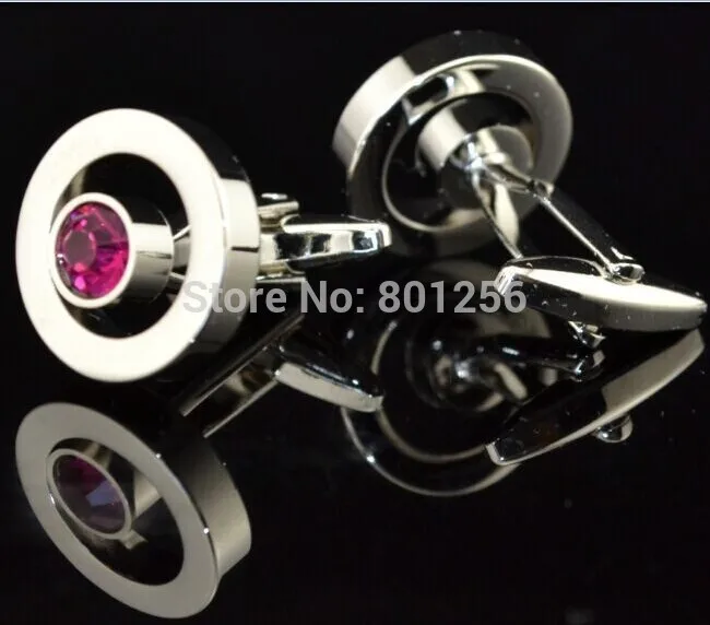Бесплатная доставка запонки из меди дизайн с кристаллами Новое поступление 2015