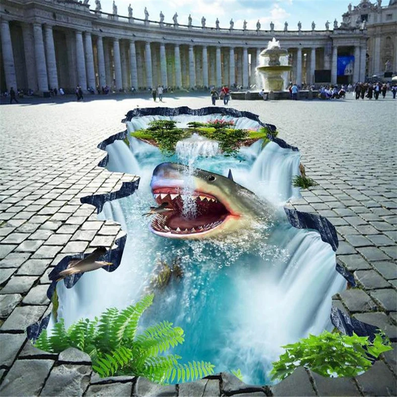3d Самоклеящиеся обои на пол плитка для пола водостойкие ванной комнаты |