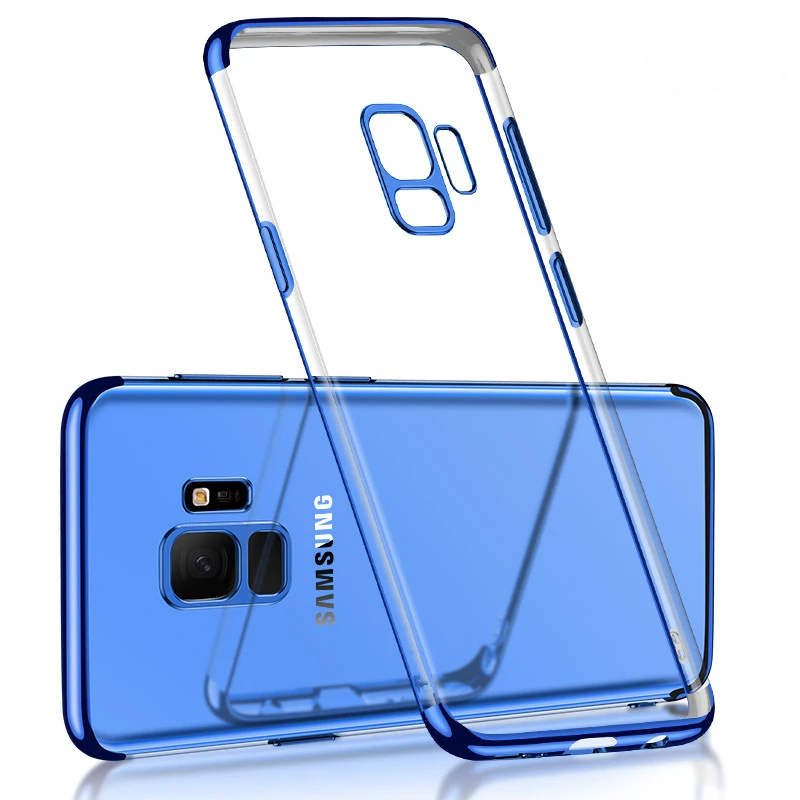 Чехол для Samsung Galaxy S10 S9 S8 Plus S7 Edge Note 8 9 мягкий силиконовый чехол с позолоченным