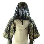 Камуфляжная снайперская охотничья одежда, тактическая армейская тренировочная стрельба, CS костюм для военных игр, уличная куртка сделай сам с пряжкой