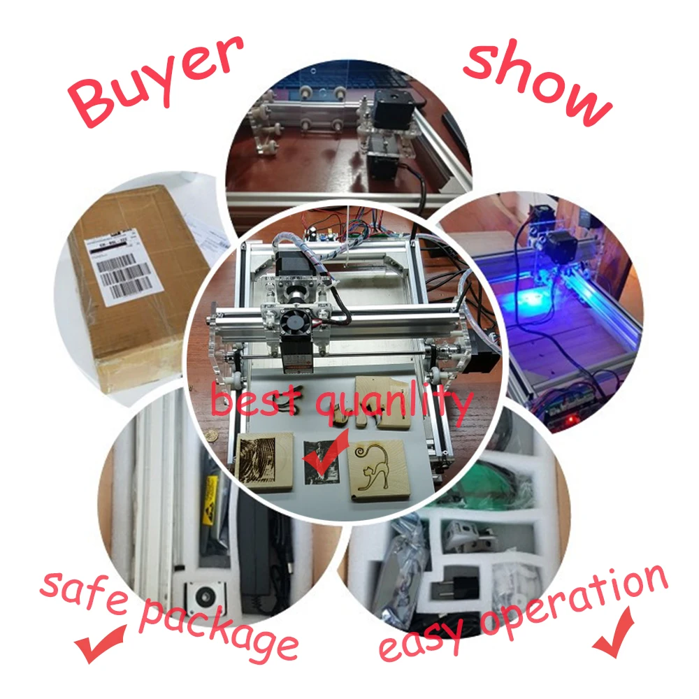 CNC DIY лазерный гравер машина 500 МВт/2500 мвт/5500 МВт 20*17 см рабочая зона мини Настольный станок деревянный маршрутизатор для хобби игрушки