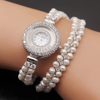 hermosa jewelry elegant new high end multi pearl combination pieces of 925 sterling silver charm bracelet watch 7 8