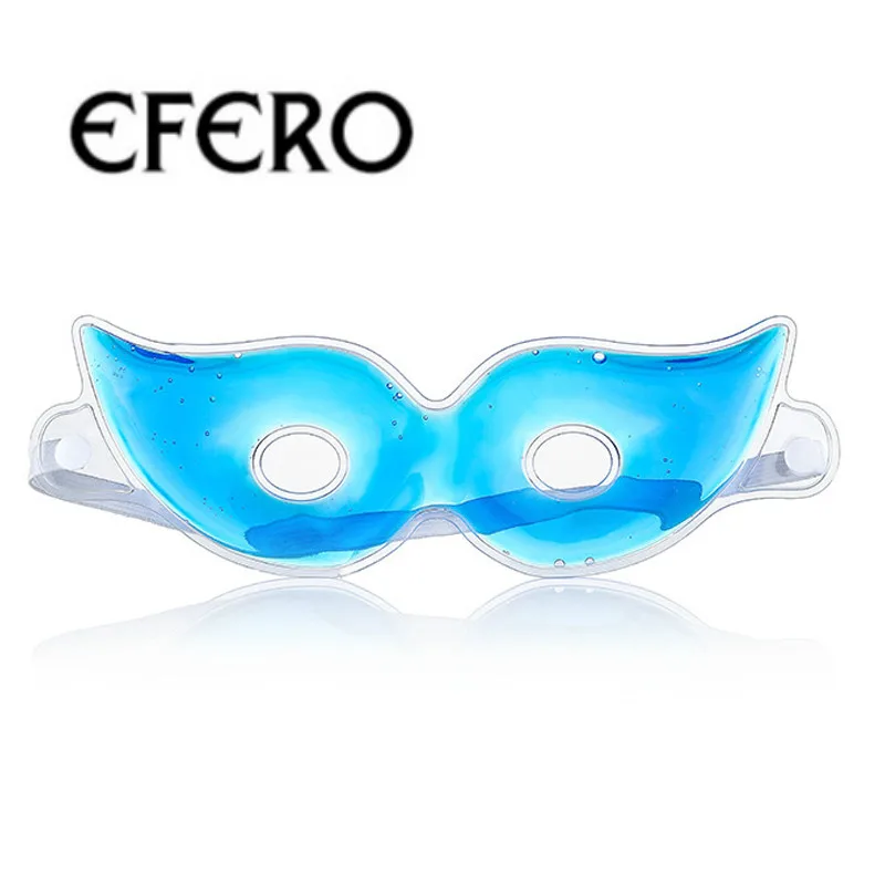 Охлаждающая маска для глаз EFERO холодная гелевая сна уменьшает темные круги
