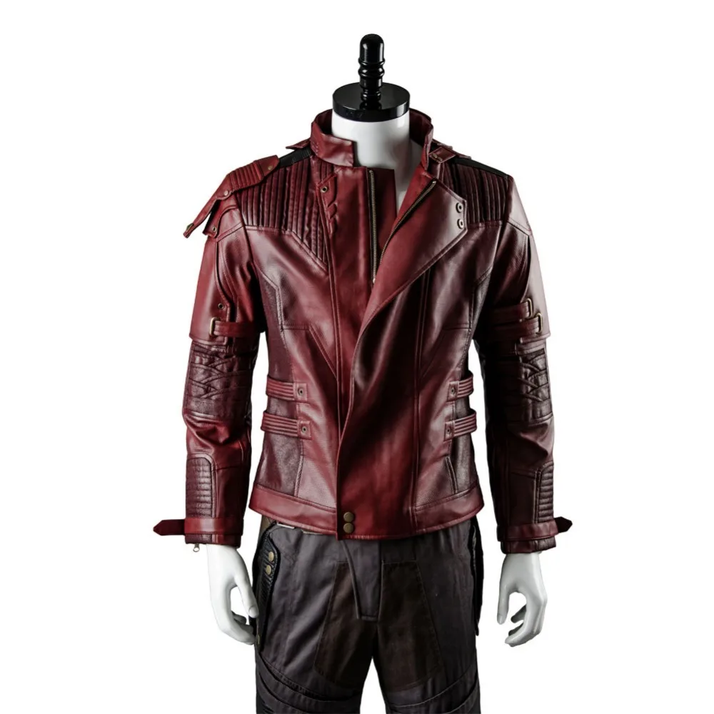Питер Джейсон Косплей Костюм стражи галактики 2 Quill Starlord Куртка только косплей костюм Взрослый s-xxl мужчины куртка
