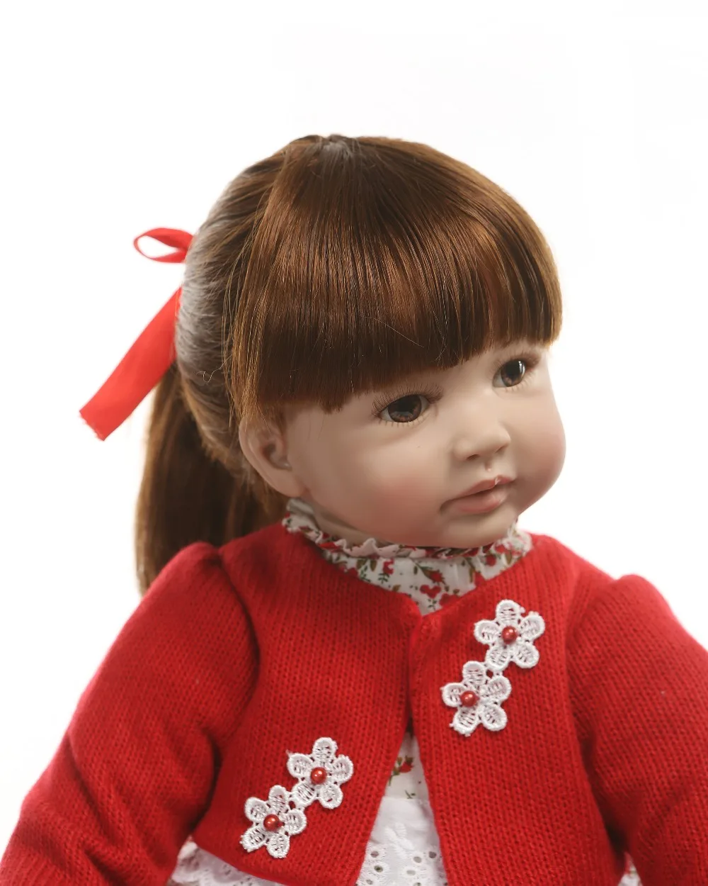 Reborn Baby Doll Soft Silicone Vinyl Real Touch Newborn 24''/60cm princess bebes reborn girl toys bonecas kids gift | Игрушки и