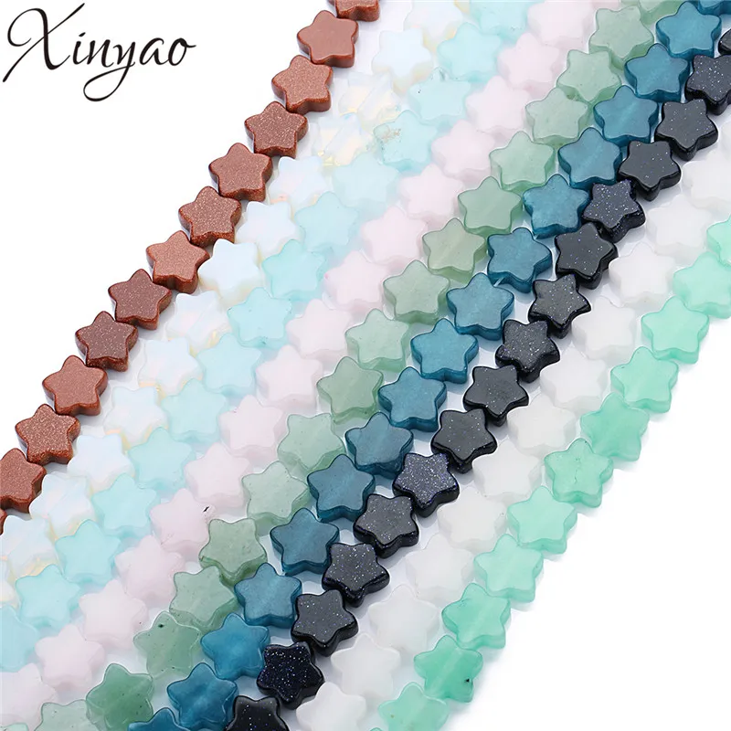 XINYAO 1 стенд/лот бусины из натурального камня хрустальные опаловые пять острых