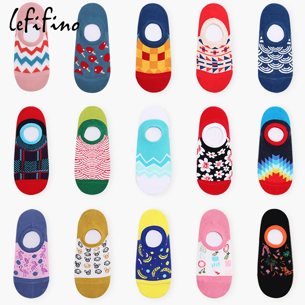 

Fashion Men Cotton Colorful Summer Socks Happy Invisible No Show Socks Slipper Fun Silicone non-slip Low Cut Ankle Socks Ne71238