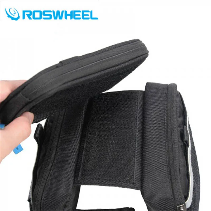ROSWHEEL велосипедная Рама с передней головкой водонепроницаемая сумка и двойная