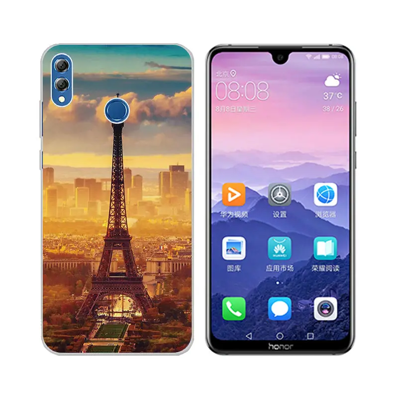 Arvin Мягкий ТПУ чехол для Huawei Honor 8X прозрачный силиконовый 5X 6X V8 8 4X 4A 5C Fundas Max Protector |