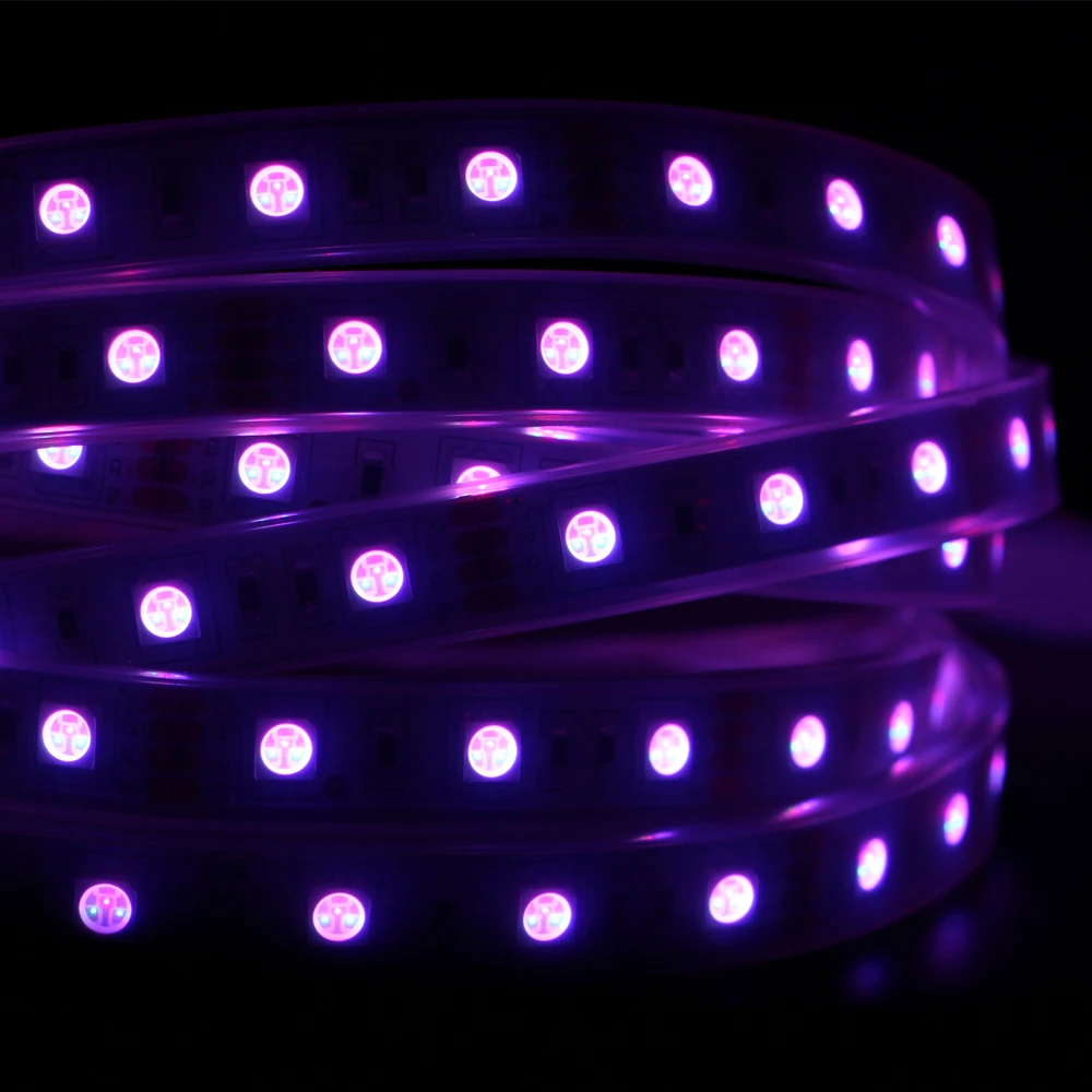 12V светодиодные ленты 5050 не ip65 ip67 трубки Водонепроницаемый водить 60leds/m полосы