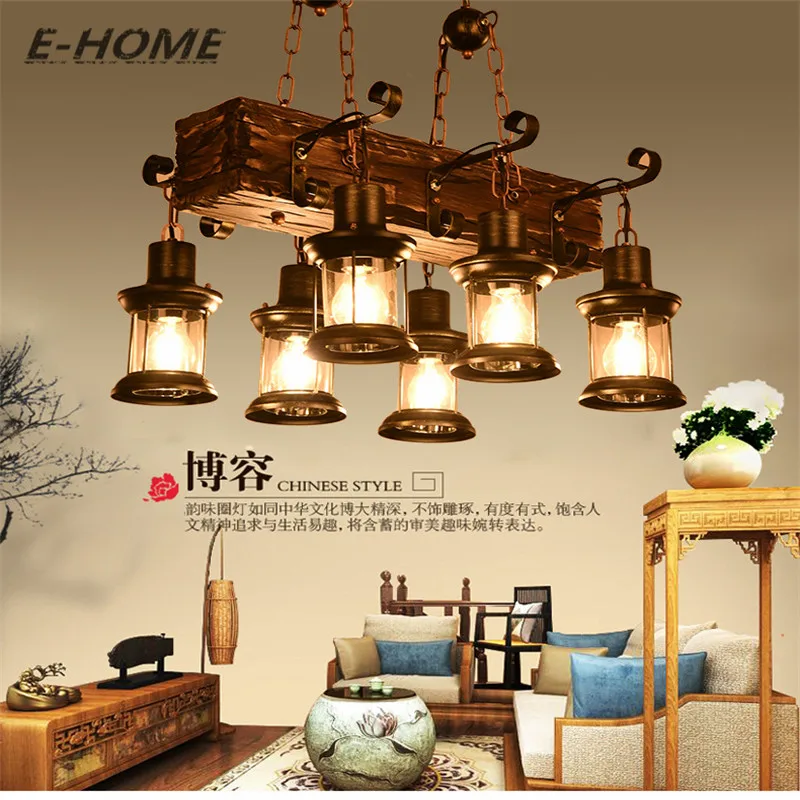 Американская сельская креативная ретро люстра в стиле индастриал для ресторана