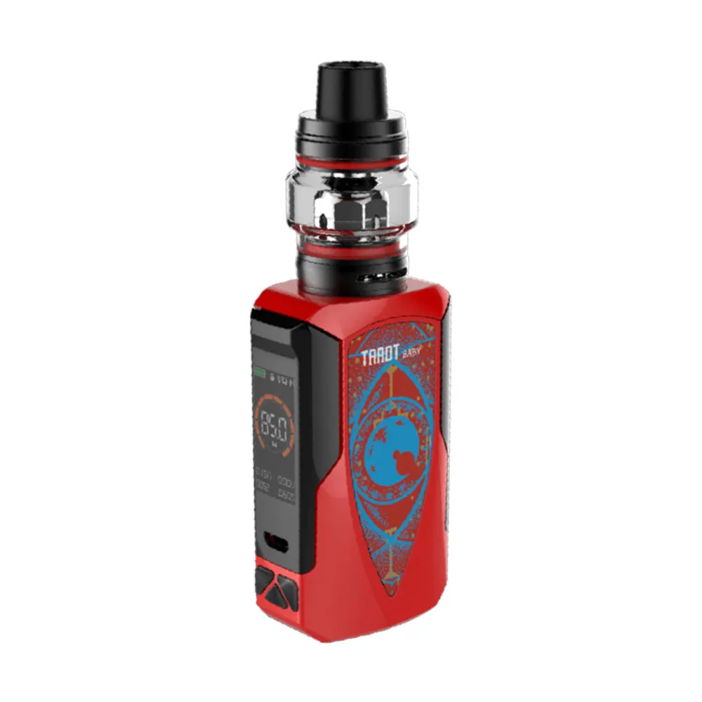 Красный Vaporesso Таро детский 85 Вт TC комплект с 4,5 мл/2 мл NRG SE бак и 2500 мАч встроенный аккумулятор и 0,002 s Скорость Стрельбы комплект электронной сигареты - Цвет: Красный