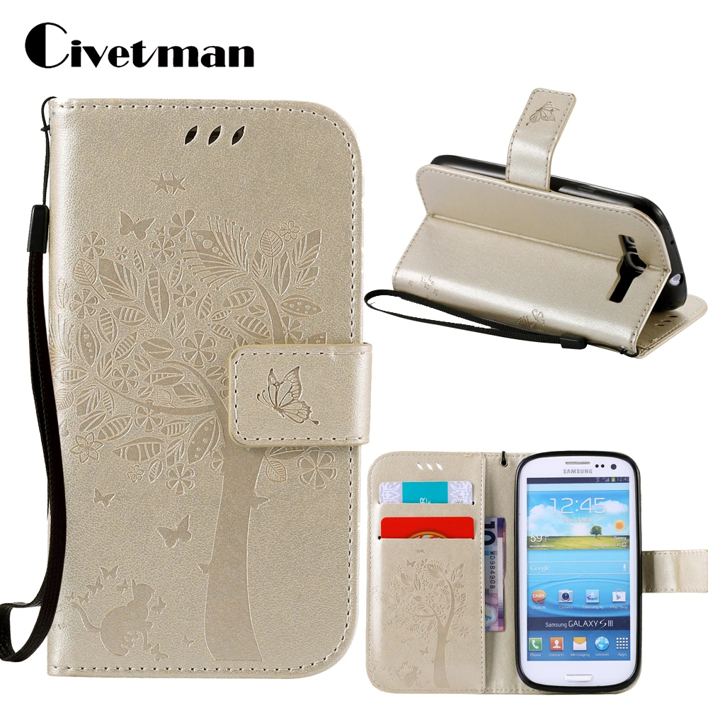 Чехол для телефона Samsung Galaxy S3 SIII i9300 Neo i9300i Duos флип чехол из искусственной кожи