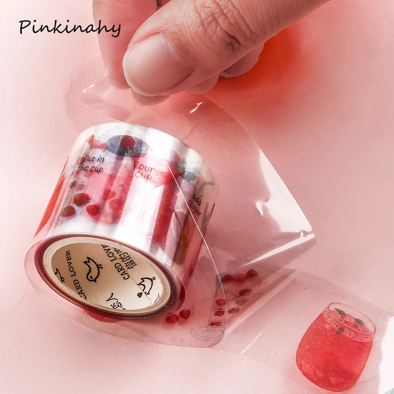 3 pcs/lot Parallel Universe transparent Washi Tape Set Japanese PET Stickers Scrapbooking Adhesive Gilding Washitape Stationary |