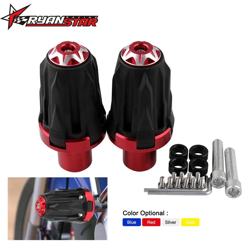 1 пара защита для мотоцикла выхлопной рамы слайдер двигателя анти Краш Pad 10 мм