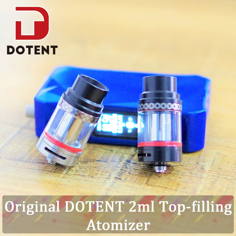 DOTENT барабан Vape резервуар 2 5 мл емкость 0.5ом Ni80 катушка 510 поток Adjustabe распылитель