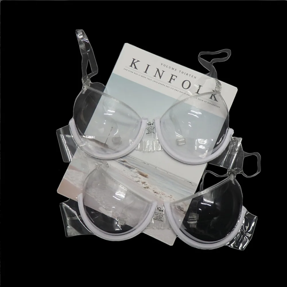 Женский невидимая прозрачная сексуальный бюстгальтер одноразовое нижнее белье